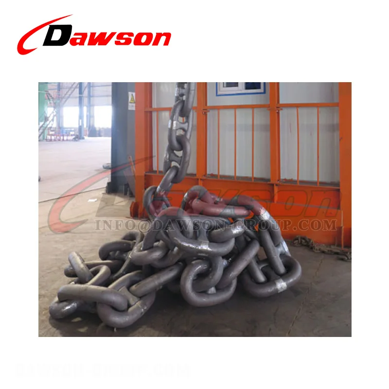 Оснастка DAWSON Qingdao, китайская фабрика, Шпилька R5/нешипованная морская швартовная цепь для нефтяной платформы