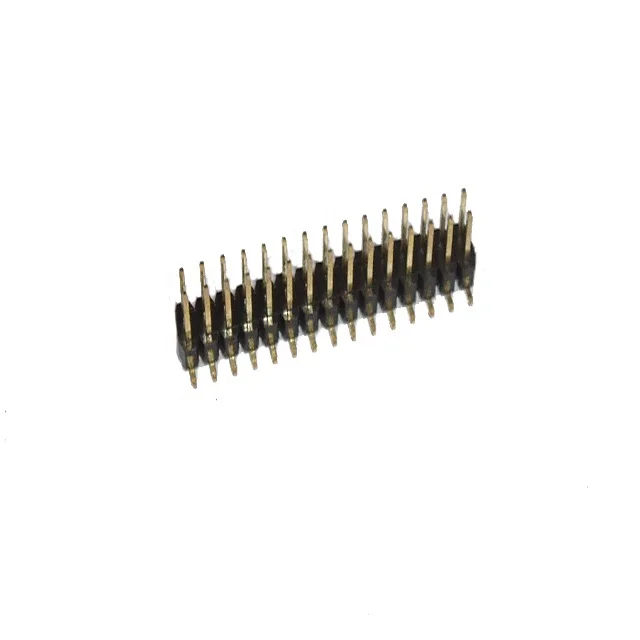 connector round pin female header single row pin header right angle 1.27mm straight solder male header connector