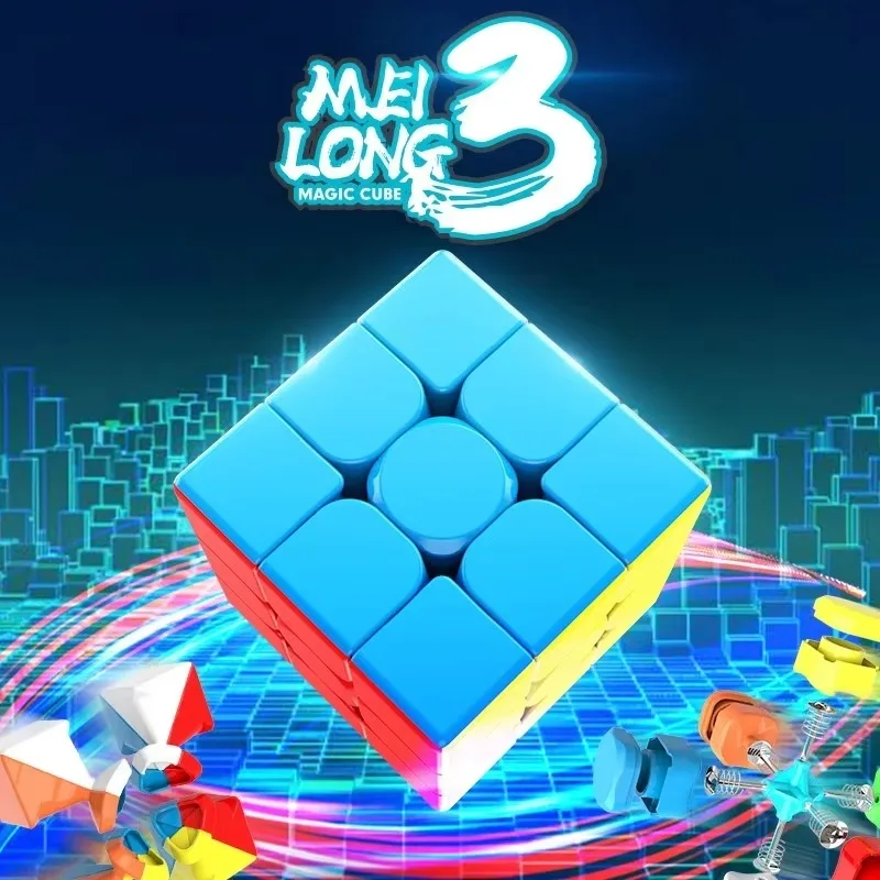Hot Sell 3x3 Speed Puzzle Magic Cube Educational Toy Third-order Stickers 5.6cm magic puzzle cube Brain Toy for kid