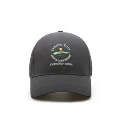 Unisex promotional manufacture custom embroidery logo 6 panels embroidery baseball caps melin performance golf hat for man