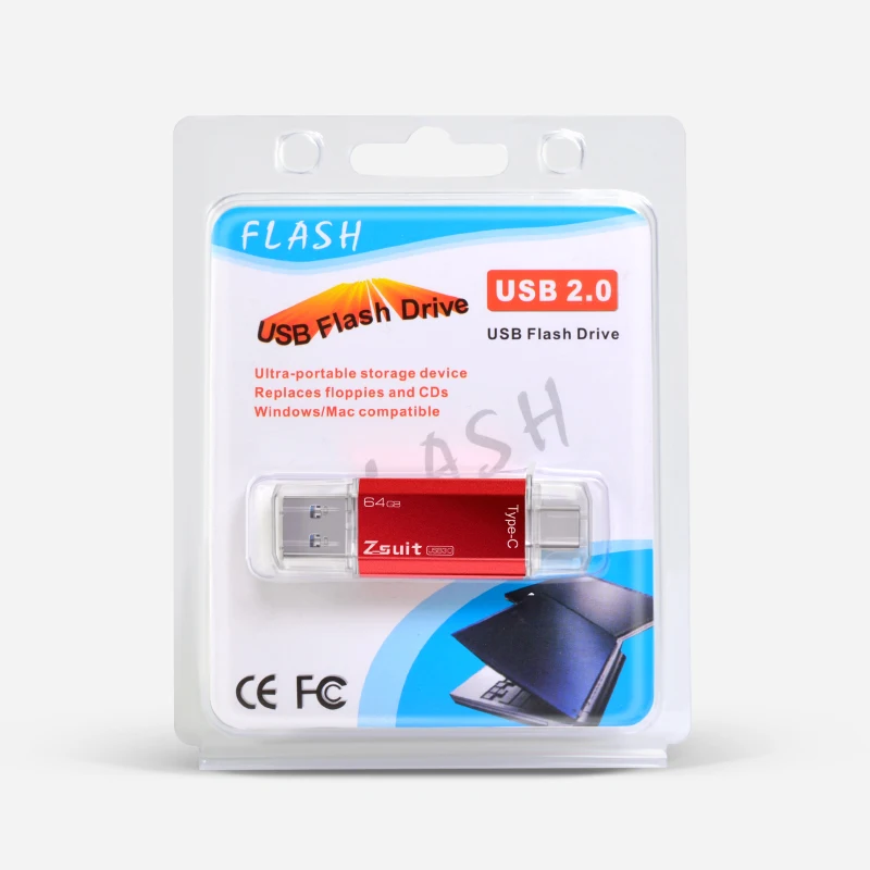 Factory Selling Zsuit USB3.0 USB Flash Drive 128GB 64GB 32GB 16GB 8GB Pen Drive Smartphone u disk TYPE-C USB Flash Drives