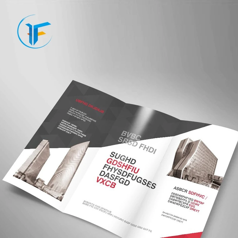 unique perfume brochure printing customized accordion fold brochure printing