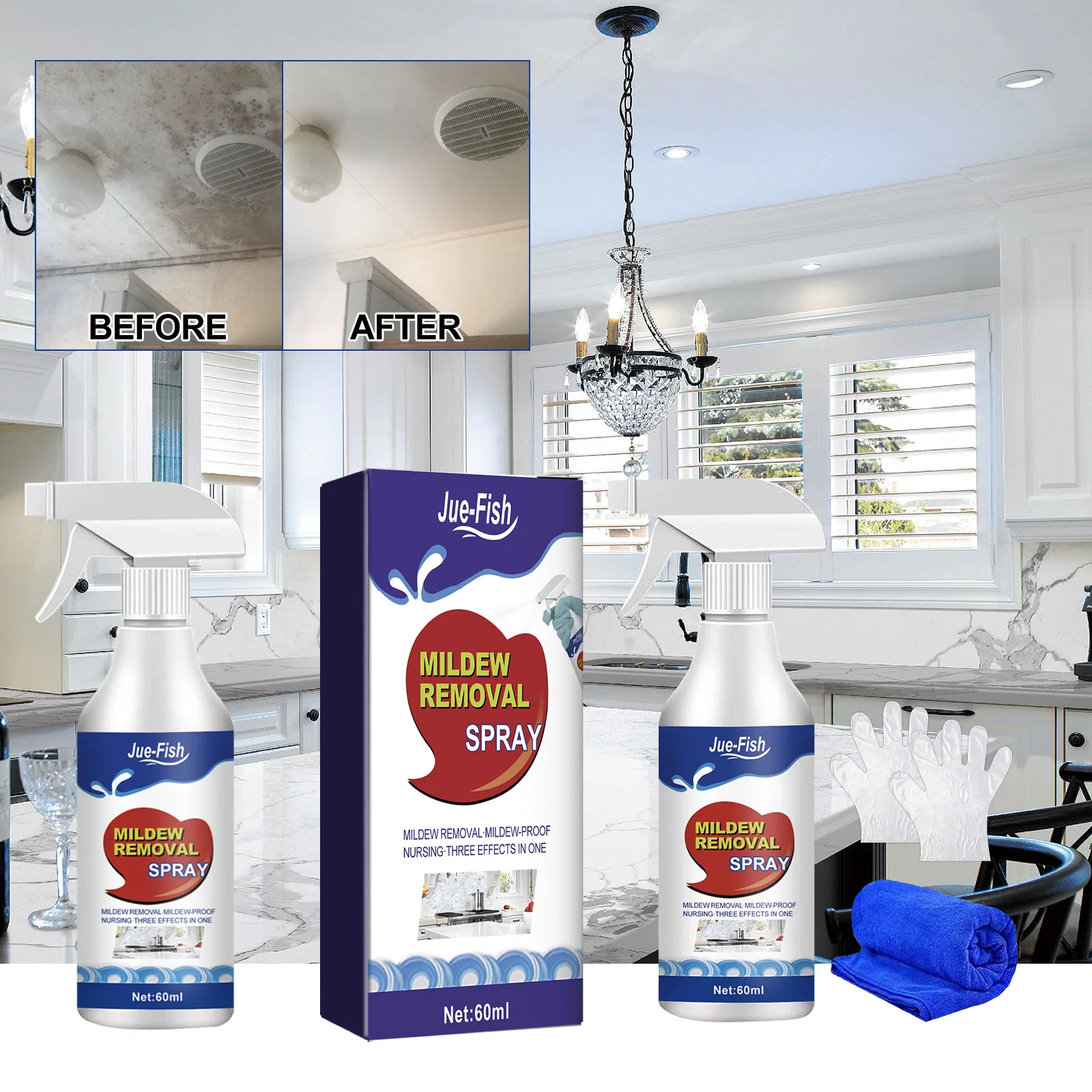 Custom logo Wall Mold Removers Tile Mold Mildew Remover Non-toxtic Mildew Remover