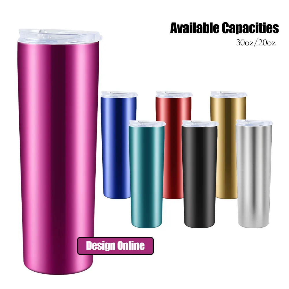 Hot Selling Custom Logo 20oz 30oz Double Wall Stainless Steel Insulated Vacuum Tumbler