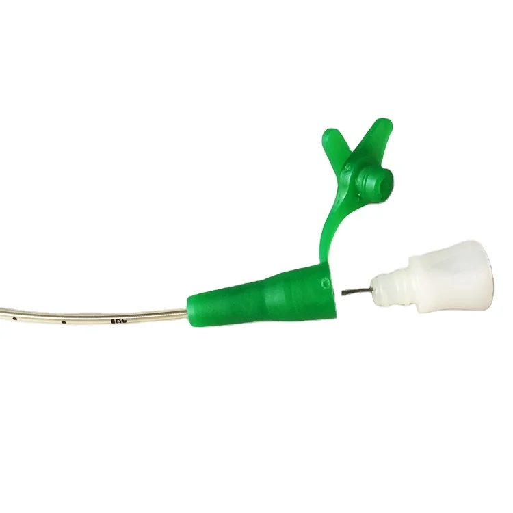 disposable infant neonatal PU nasogastric feeding tube with wire