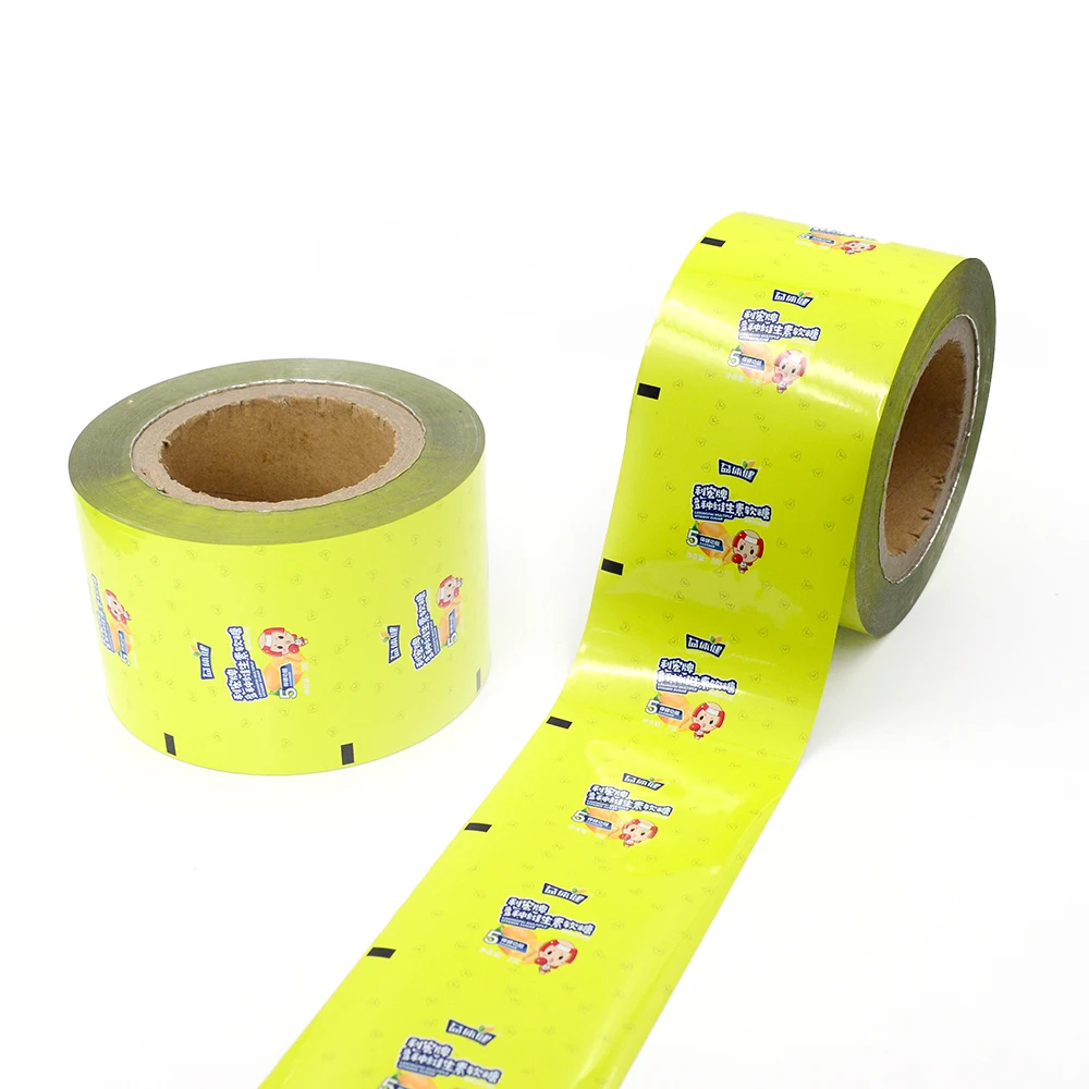 Most Popular Candy Chips Cookies Candy Bag Plastic Packaging Roll Film Food Container Sealer Rolls Film For Sale