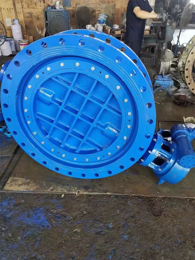 Factory Price Cast Iron ISO 5211 Resilient Seat Butterfly Valve With EPDM NBR Seat