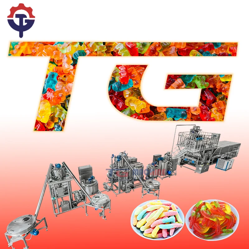 Shinwei Professional Supplier of Fully Automatic Confectionery Machine Gummy Candy Maker Fruit Jelly Making Machine