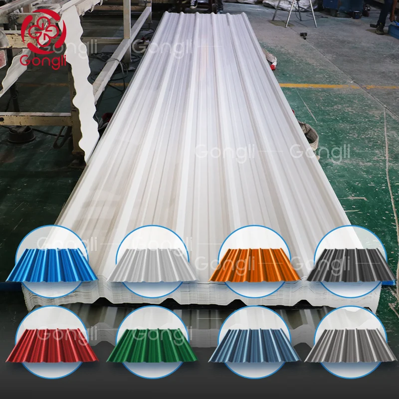 South Africa 3m 4m 6m Colored Corrugated Plastic Roofing Sheets Curved Plastic Roof Sheets Plastic Roof Shingles