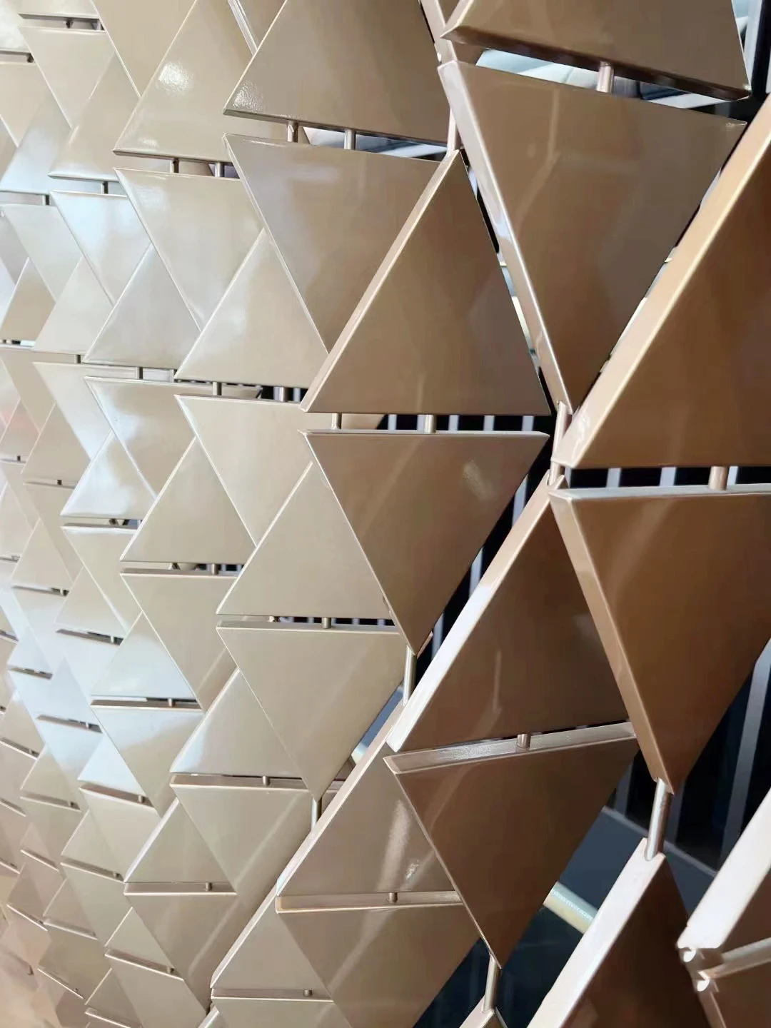 Golden Geometric patterns Design Stainless Steel Screens & Room Dividers Partitions