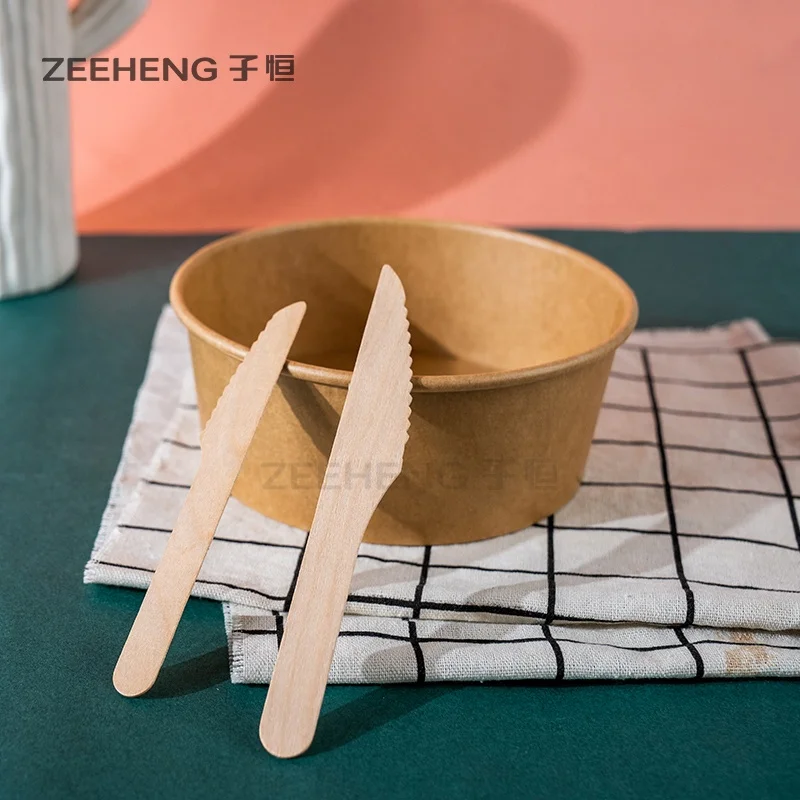 Eco Friendly Wooden Cutlery Disposable Wood Fork For Food Serving