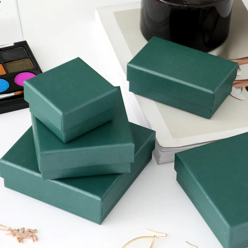 custom logo gold foil and uv printing embossed with sponge inside black kraft packaging cardboard paper jewelry boxes