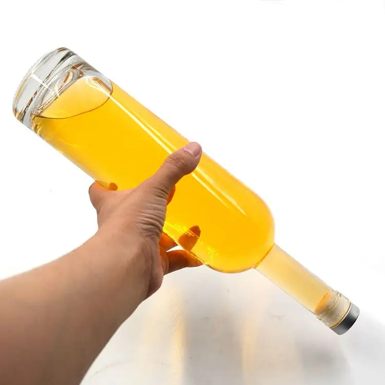 
Wholesale popular empty grey goose vodka liquor glass bottle 750ml 