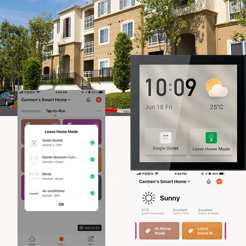 smart life switch tuya control panel Smart SwitchWiFi Wireless Remote Embedded zigbee Hub Gateway