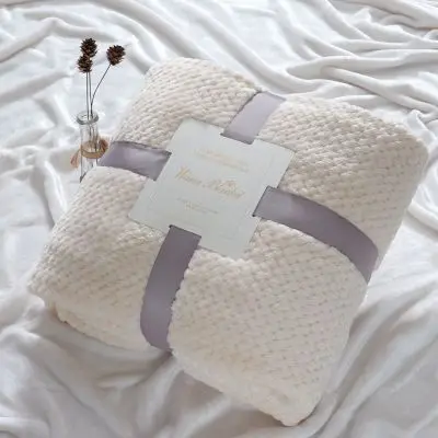 
Fast Delivery Soft Wholesale Plaid Fleece Blanket 