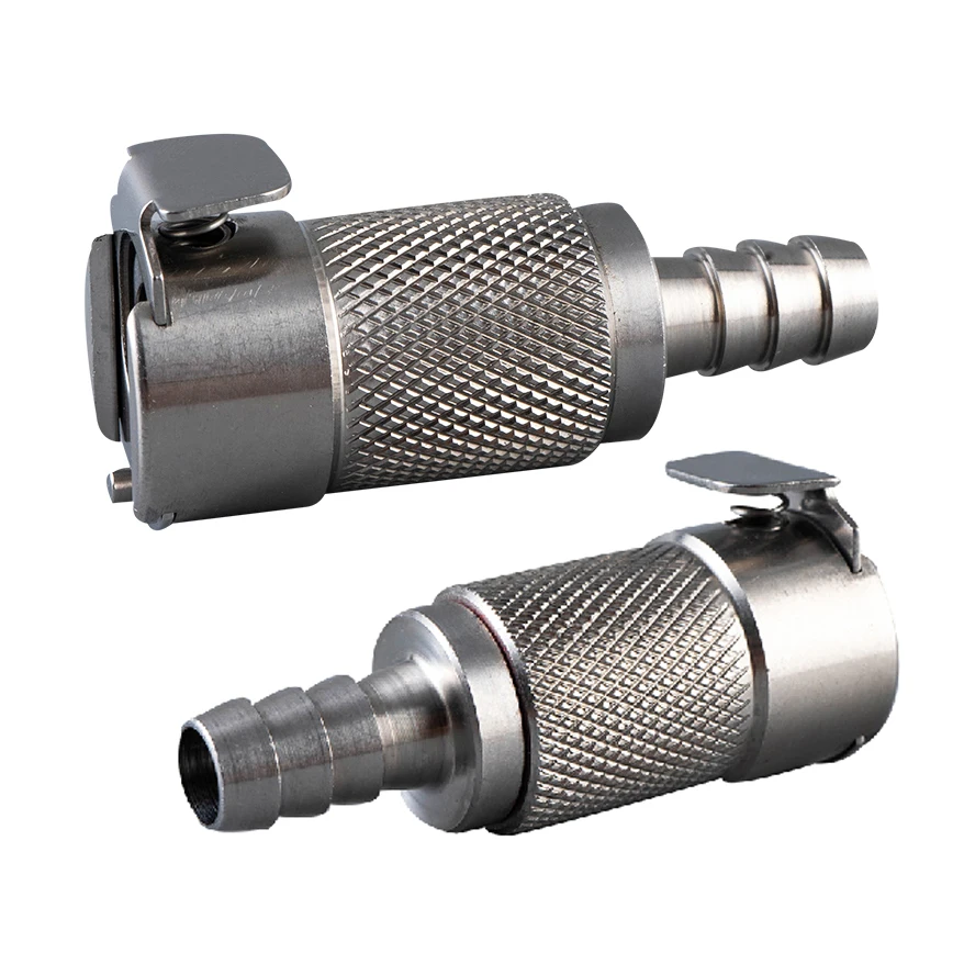 1/4 Stainless Steel Fittings & Valves in-line quick diconnect coupling