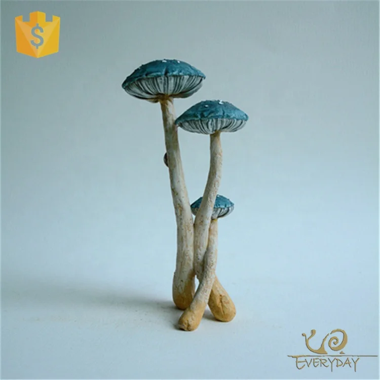 
ED11768B Wholesale Gifts Tabletop Decor Colorful Resin Mushroom Figurine for Home & Garden Decoration 
