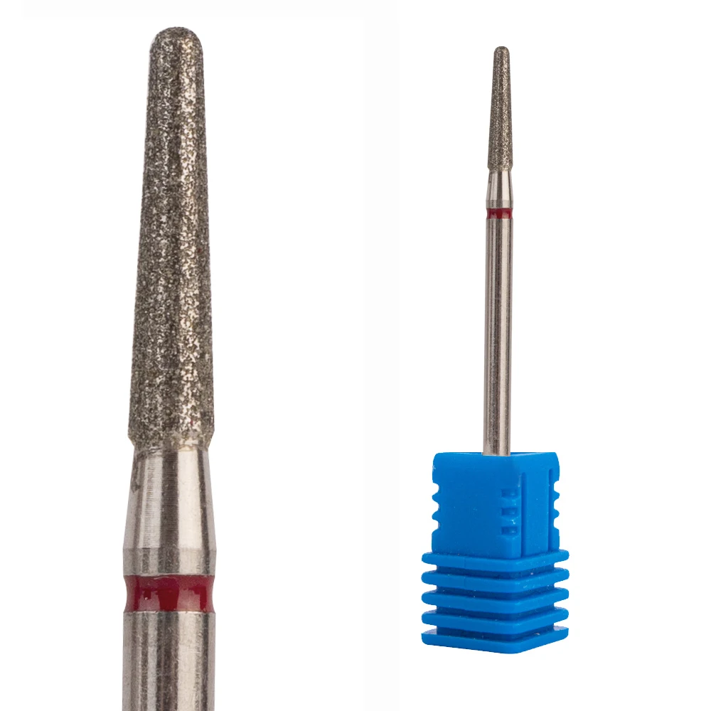 Diamond Burs Nail Drill Bit Cuticle Clean Gentle Remove Dead Skin Polisher Manicure Sharp Tip Preprocessing Milling Cutter Bit