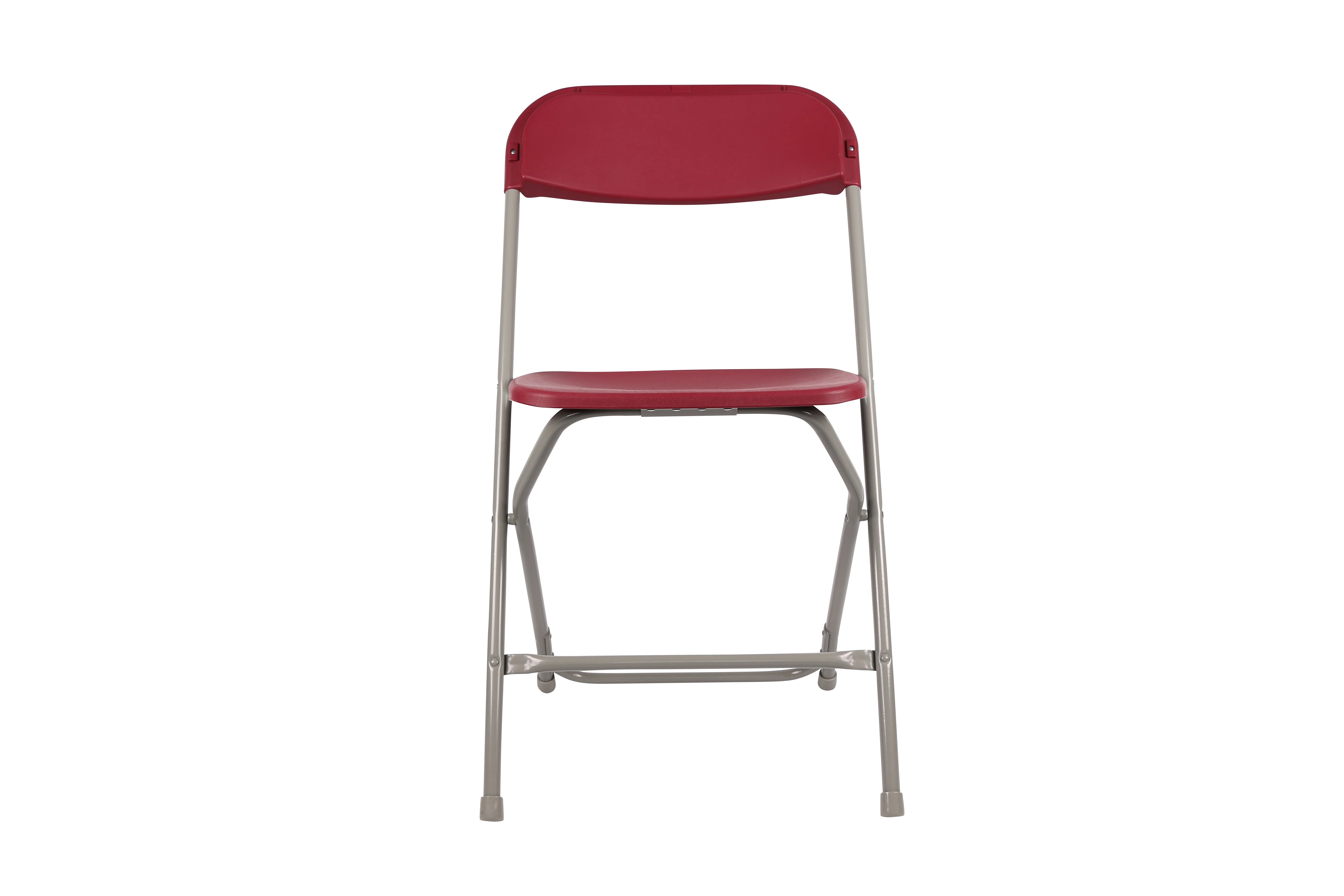 commercial grade red plastic folding chair heavy duty  chair