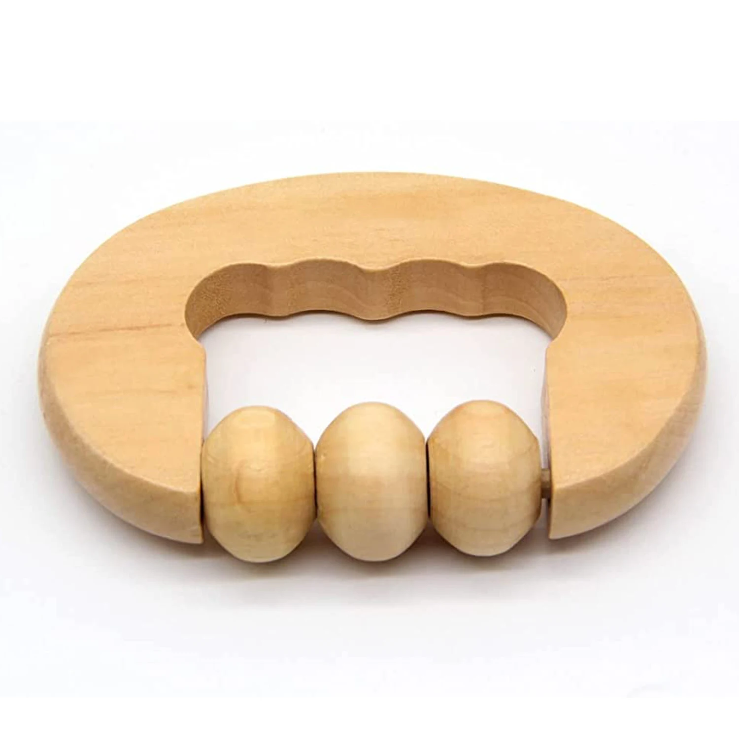 Kingworth Self Massage Full Body Instantly Roller Wooden  Mini Hand Held Body Massager