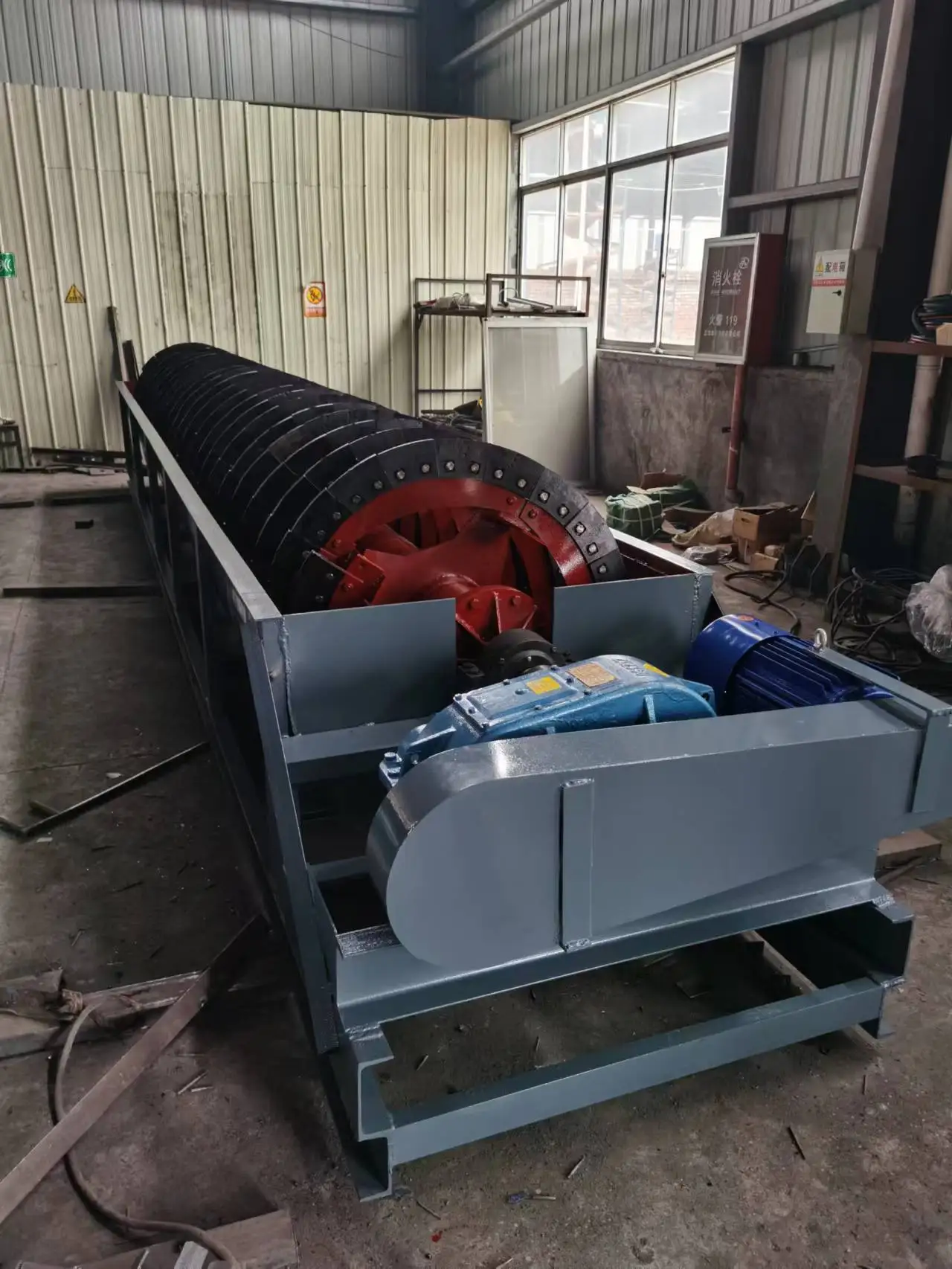 High Cost-Effective China Spiral Equipment Spiral Washer Conveyor Belt  Loading Machine