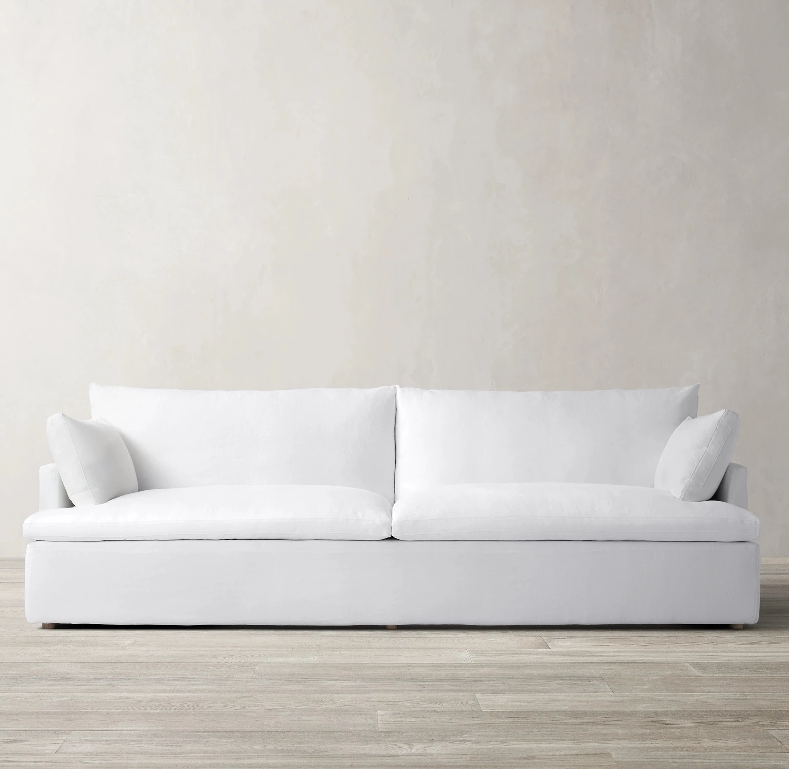 Modern Design Living Room Soft Feather And Down Fabric Sofa Cloud Track Arm Sofa