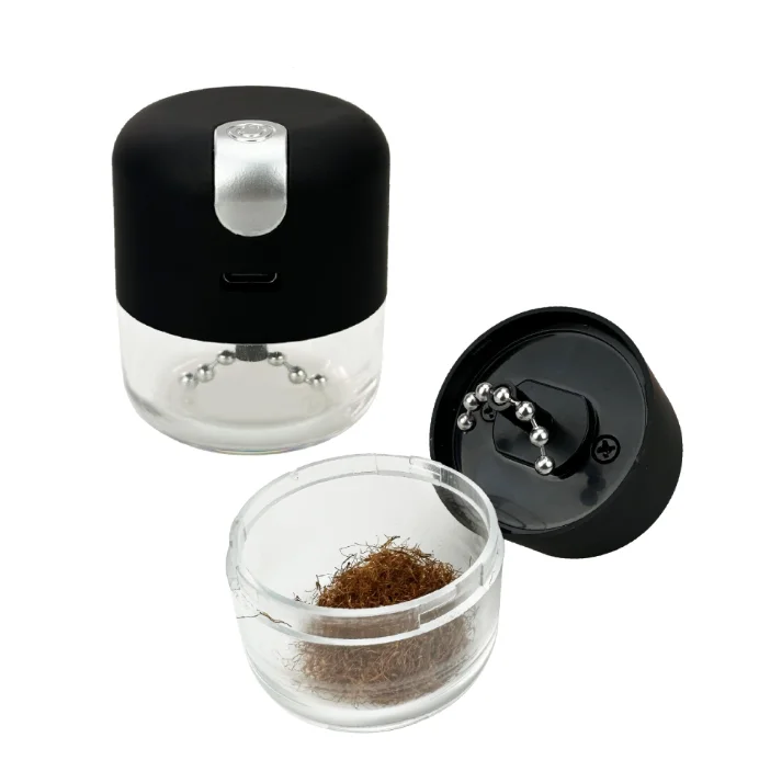 New Mini  Electric Ball-Chain Grinder Type C rechargeable One handed Herb grinder Electric