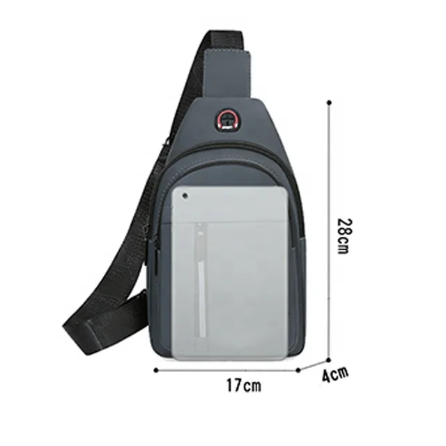 BSCI Custom Hot Sale Lightweight Recycled City Sport Best Girls Chest Bag Daily Travel Cross Body Sling Bag