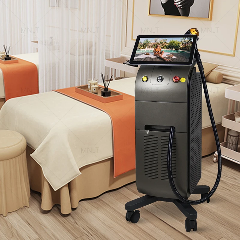 2024 new professional 2 handles diode 808nm 880 laser hair removal korea machine s product