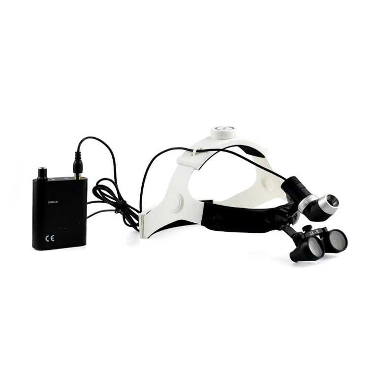 JQ-2500 Headwear type medical headlight with spot and brightness adjustable for oral examination and hair implant