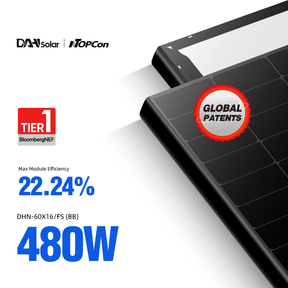 Hot Sale All Black Germany A Grade Solar Panel Price 480W 480Watt N Type Getting Solar Panels Installed