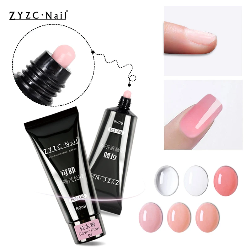 Quick Extension Acrylic Gel Varnish OEM Private Label Soak off Glitter Color Poly Nail Gel Polish
