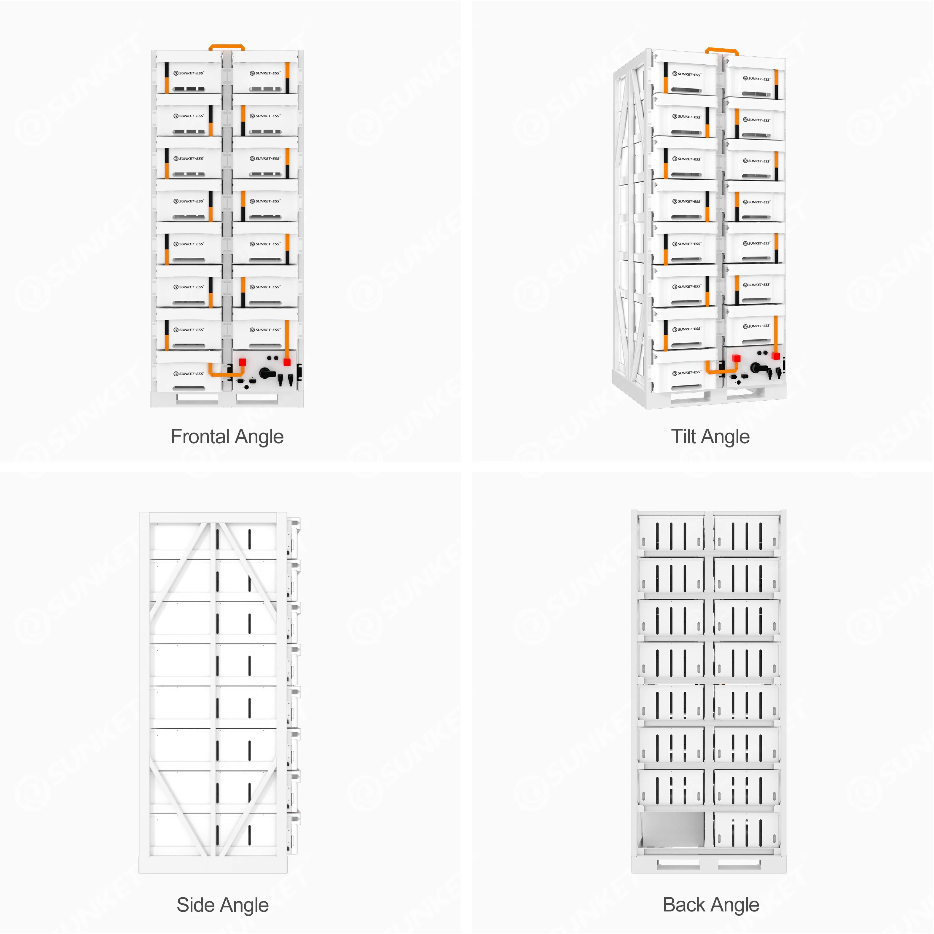 Commercial Hybrid 150kw-500kw Solar Energy System With All-In-One Storage LIFEPo4 Battery CE Certified Competitive Price List