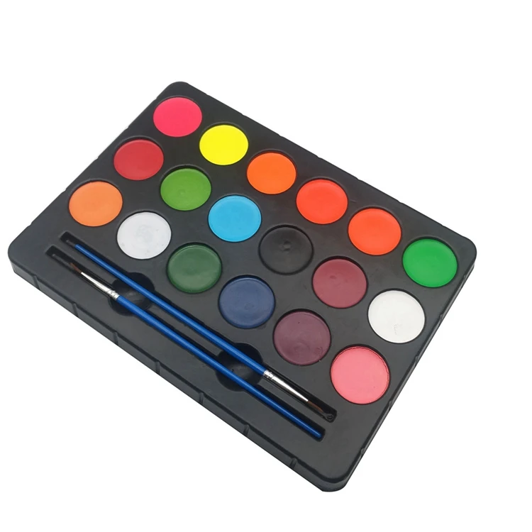 Promotional Non-toxic Euro World Cup Football Fans Flag Face Paint