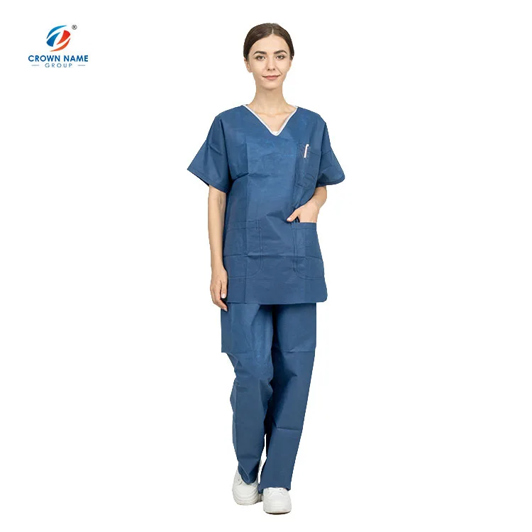 2021 New Arrive unisex disposable scrub suits for doctors and nurses
