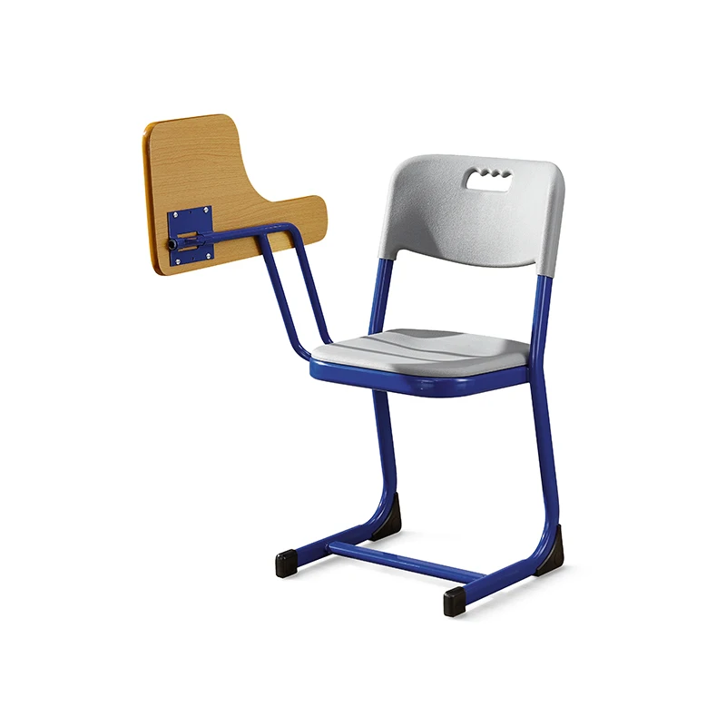 Training Chair School Student Furniture fold-able Desk Writing Pad Chairs