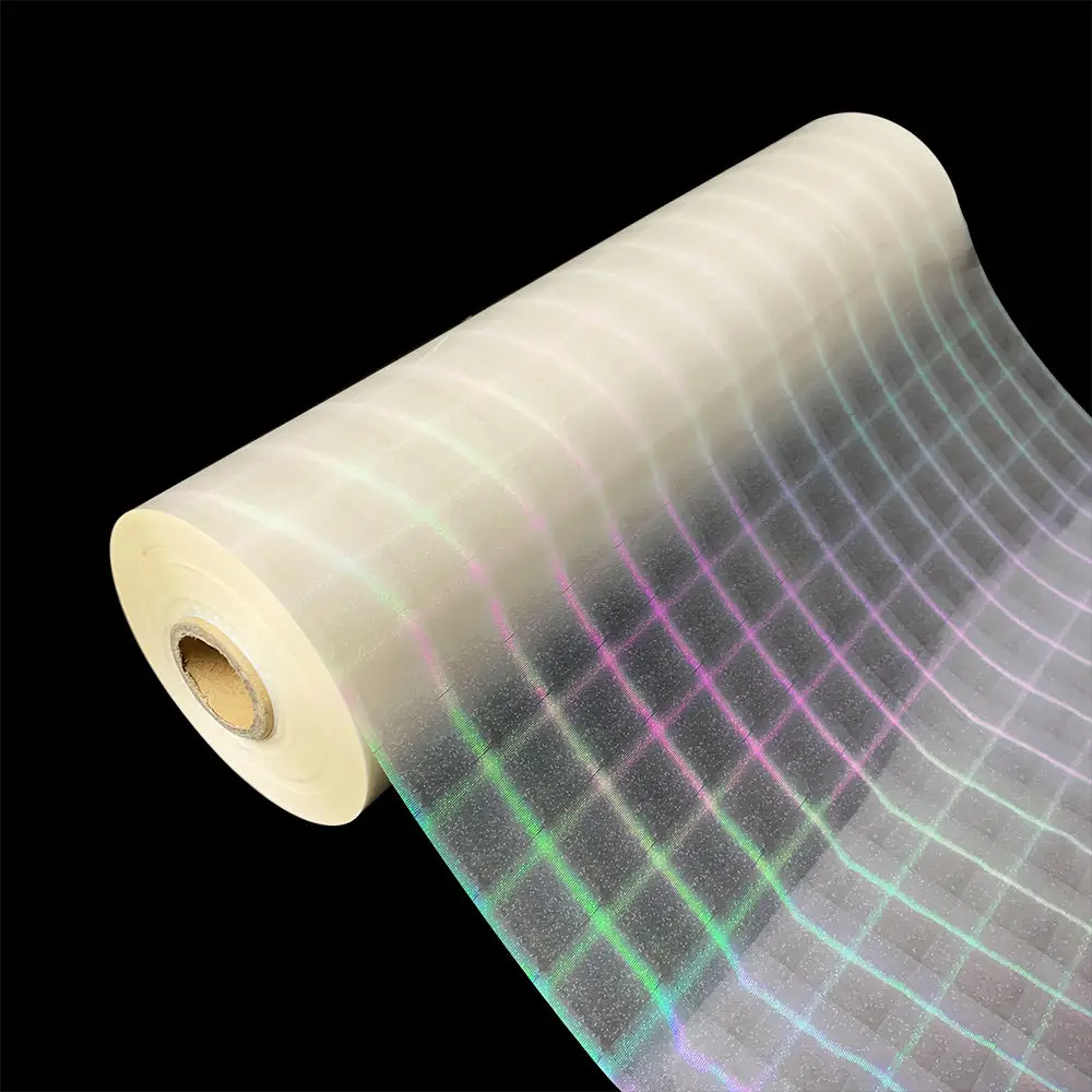 Custom hologram film iridescent clear thermal transparent 3d lamination film