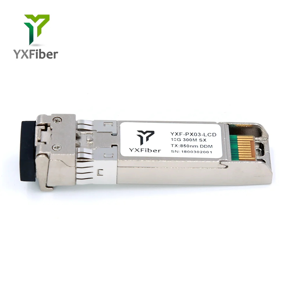 SFP + 10 г 850nm 300 м gbe Прямая продажа с фабрики Fast gigabit Ethernet волокно оптическое модуль