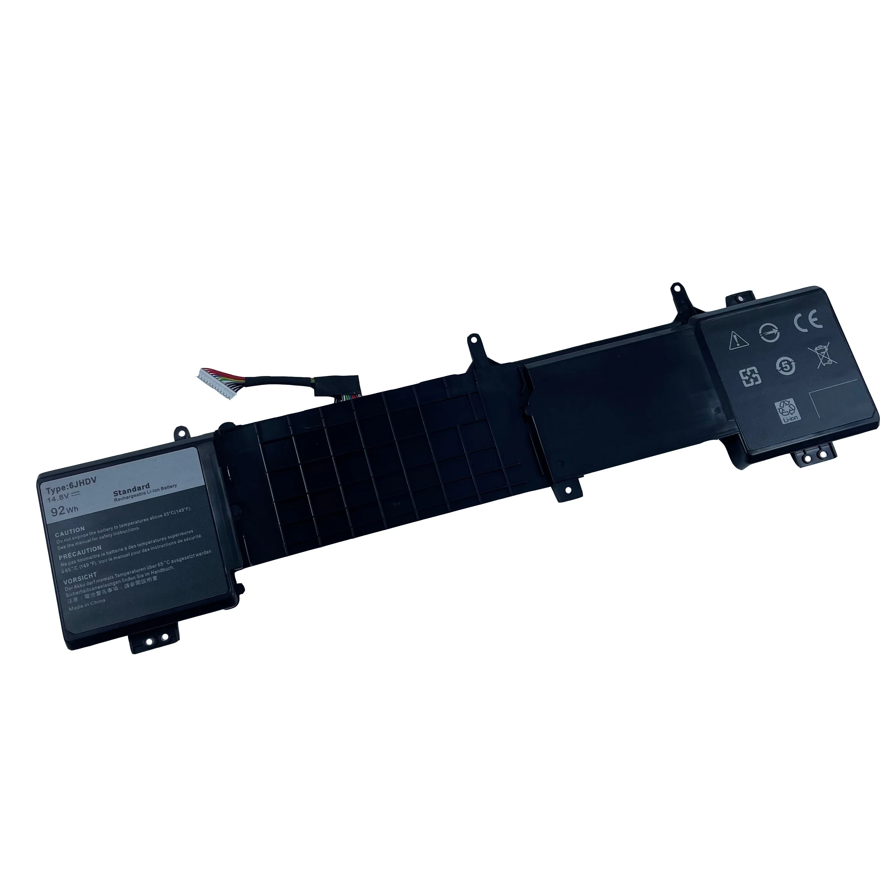Factory Sell 14.8V 92Wh 6JHDV Laptop Battery for DELL P43F P43F001 P43F002   Alienware 17 R2 Alienware 17 R3