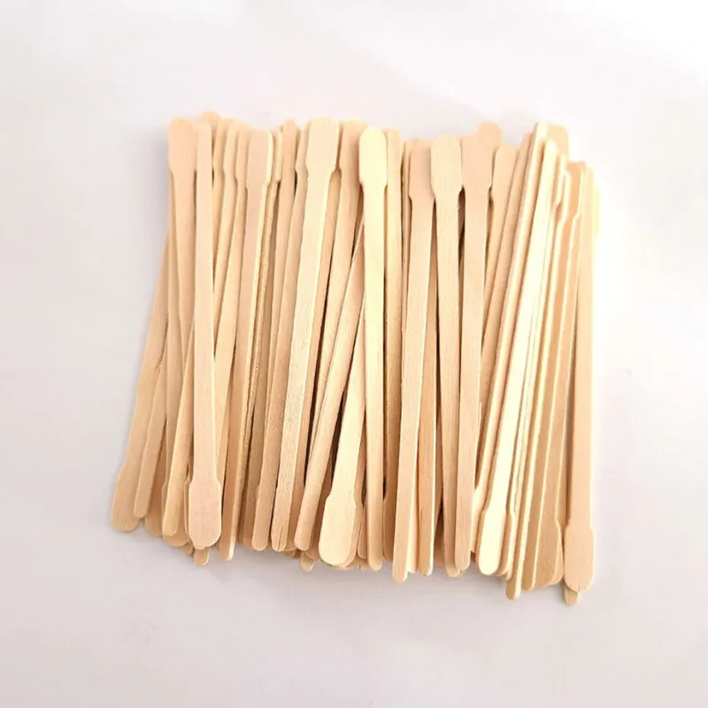Biodegradable Wood Facial Waxing Sticks Cosmetic Beauty Salon Wax Applicator Spatulas