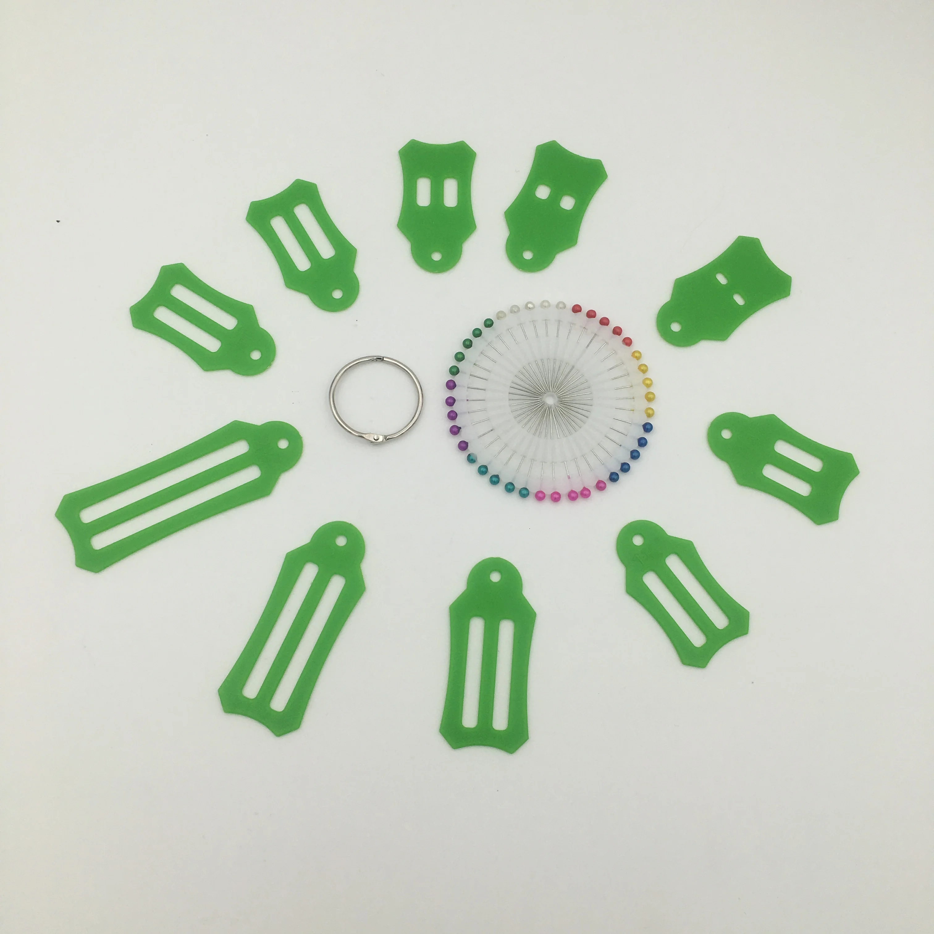 10 шт. многоразмерных инструментов для завивки желе и 40 шт. разноцветных булавок с прострочкой с использованием складной ткани и офсетной str