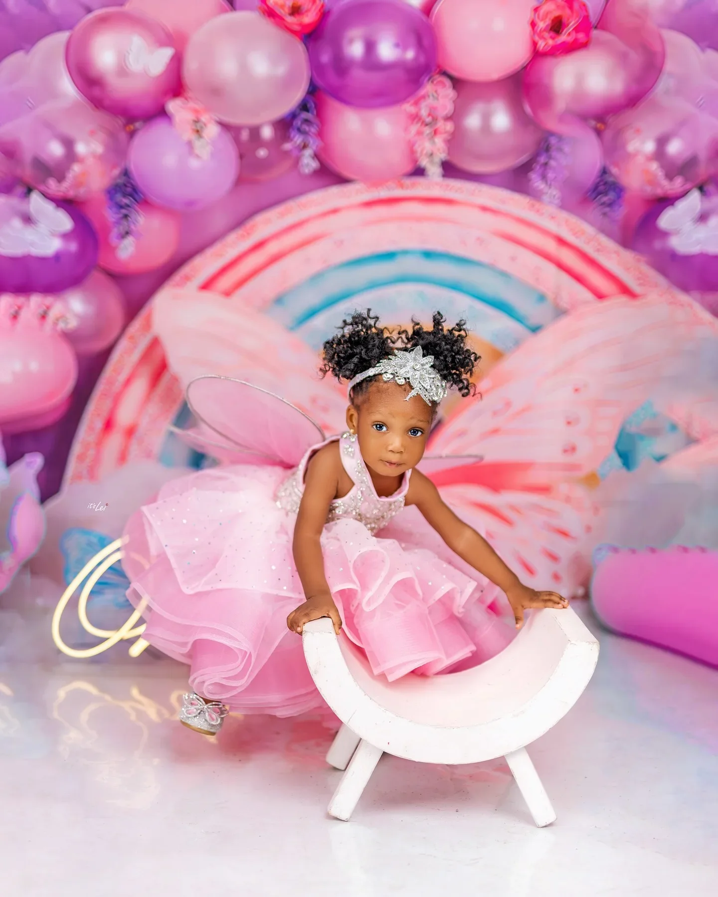 High Neck Beading Flower Girl Dresses for Wedding Customized Ruffles Litter Girls Birthday Party Photoshoot