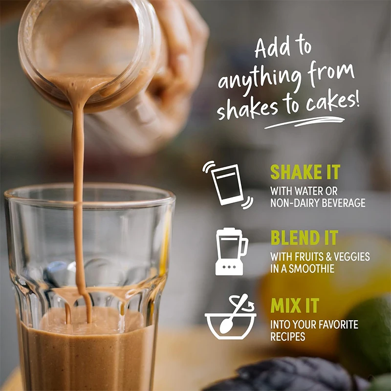 Custom Sports Supplements Serious Mass Coconut Caramel Flavor Vegan Whey Protein Powder