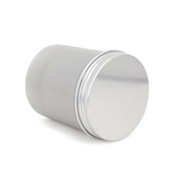 300ml aluminum canisters with screw-on lids