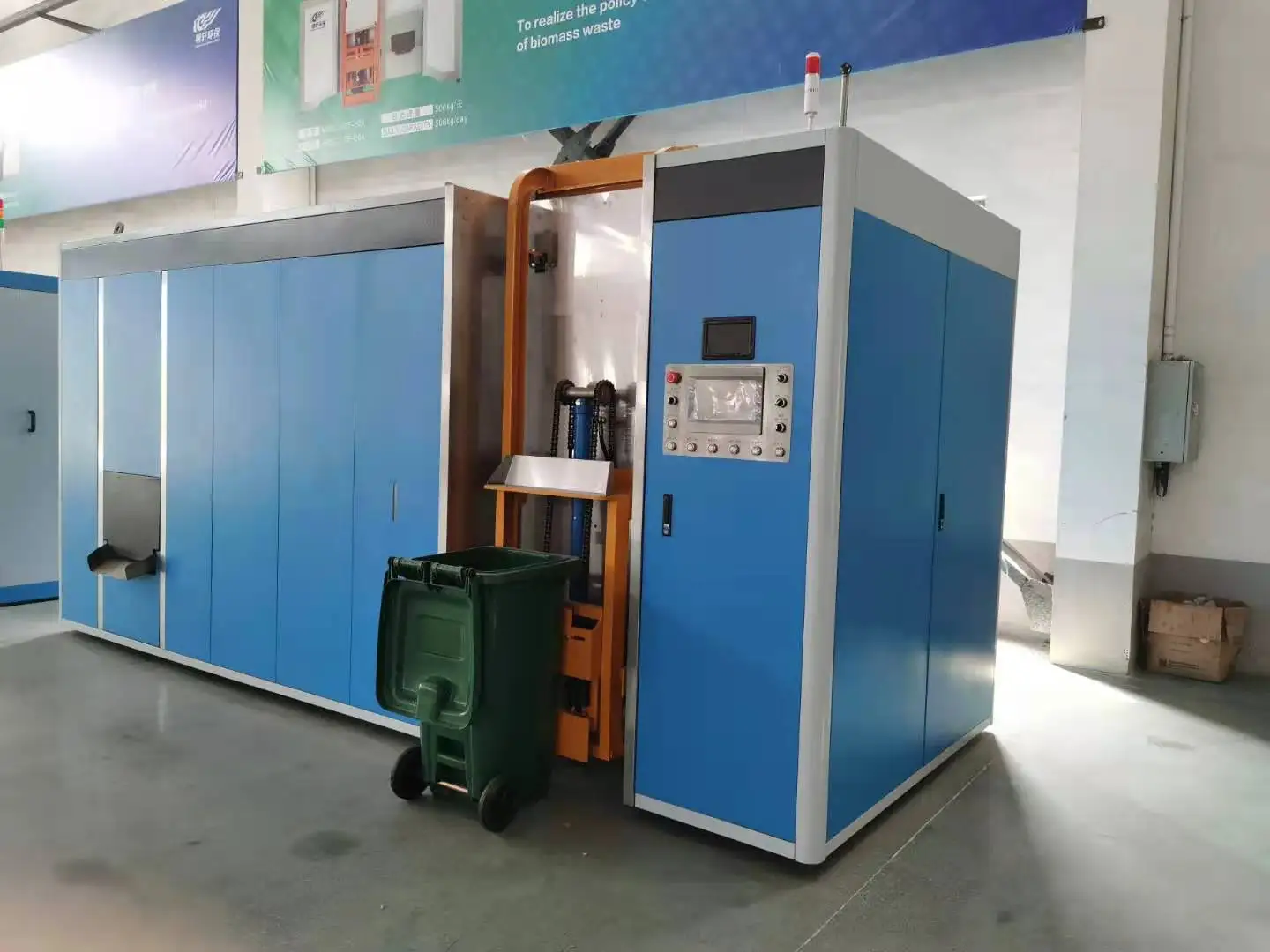 
Hot Sale Fully-Automatic BIO digester Disposal/Food Waste Composting Machine in Kitchen from 100-5000kg 