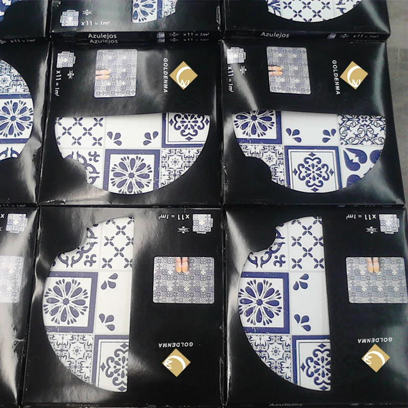 Bathroom Using 100% Pure New Material  Peel And Stick Vinyl Floor Tile Parquet Design Self Adhesive PVC Vinyl Floor Tile