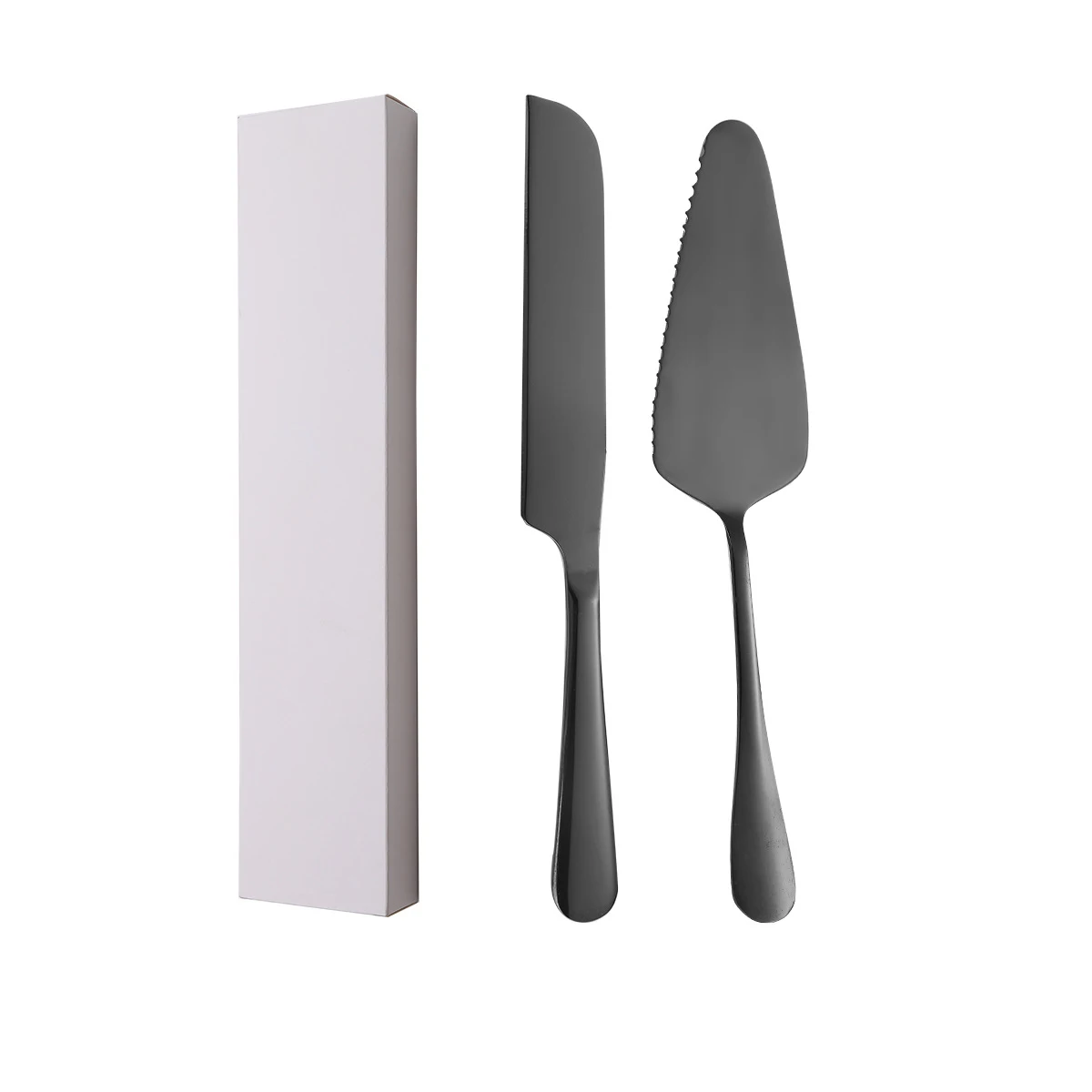 New Arrival 2PCS Stainless Steel Cake Tool Pizza Cake Knife Pie Pastry Server Professional Spatula Serving Utensil