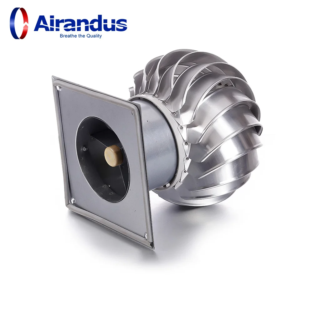 Factory Price HVAC Turbo Vent Warehouse Roof Ventilation Types Spinner Anti-Draft Chimney Cowl For Fan Cover