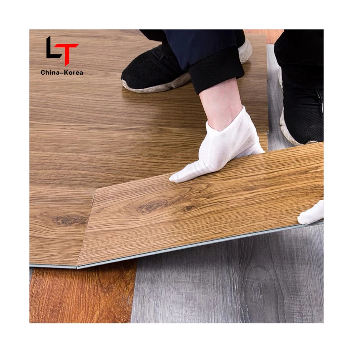 LT Low Prices 5mm 8mm SPC Flooring 4mm Luxury Vinyl Plank Flooring Wood Grain Antique 100% Virgin Material Vinyl Plank