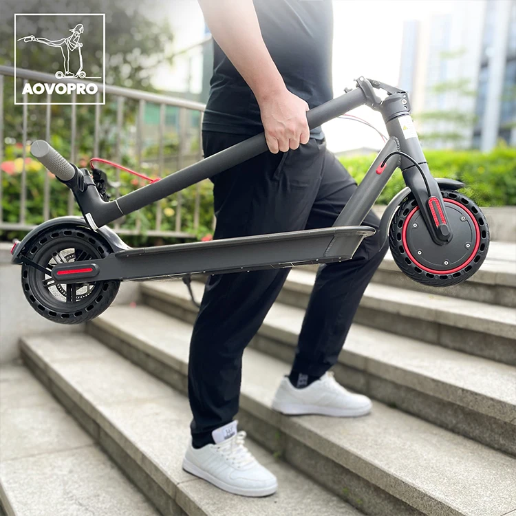AOVO US UK DE Warehouse Stock Waterproof Newest 10.5AH Foldable 2 Wheel Adult Folding Kick Scooter Electric Scooters for